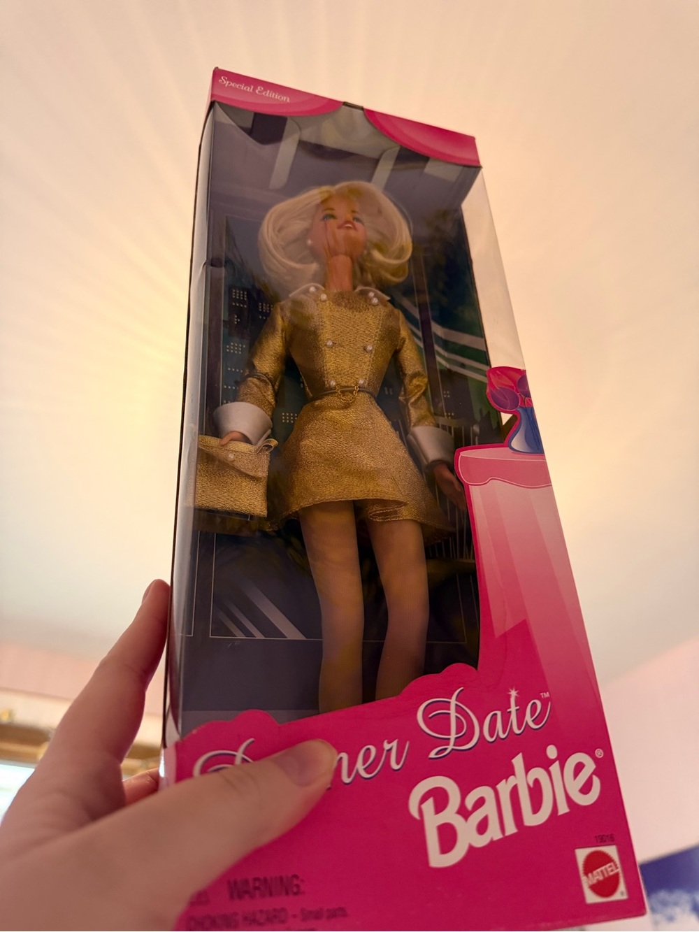 Mattel Barbie Special Edition Doll - Gold & Pink Box
